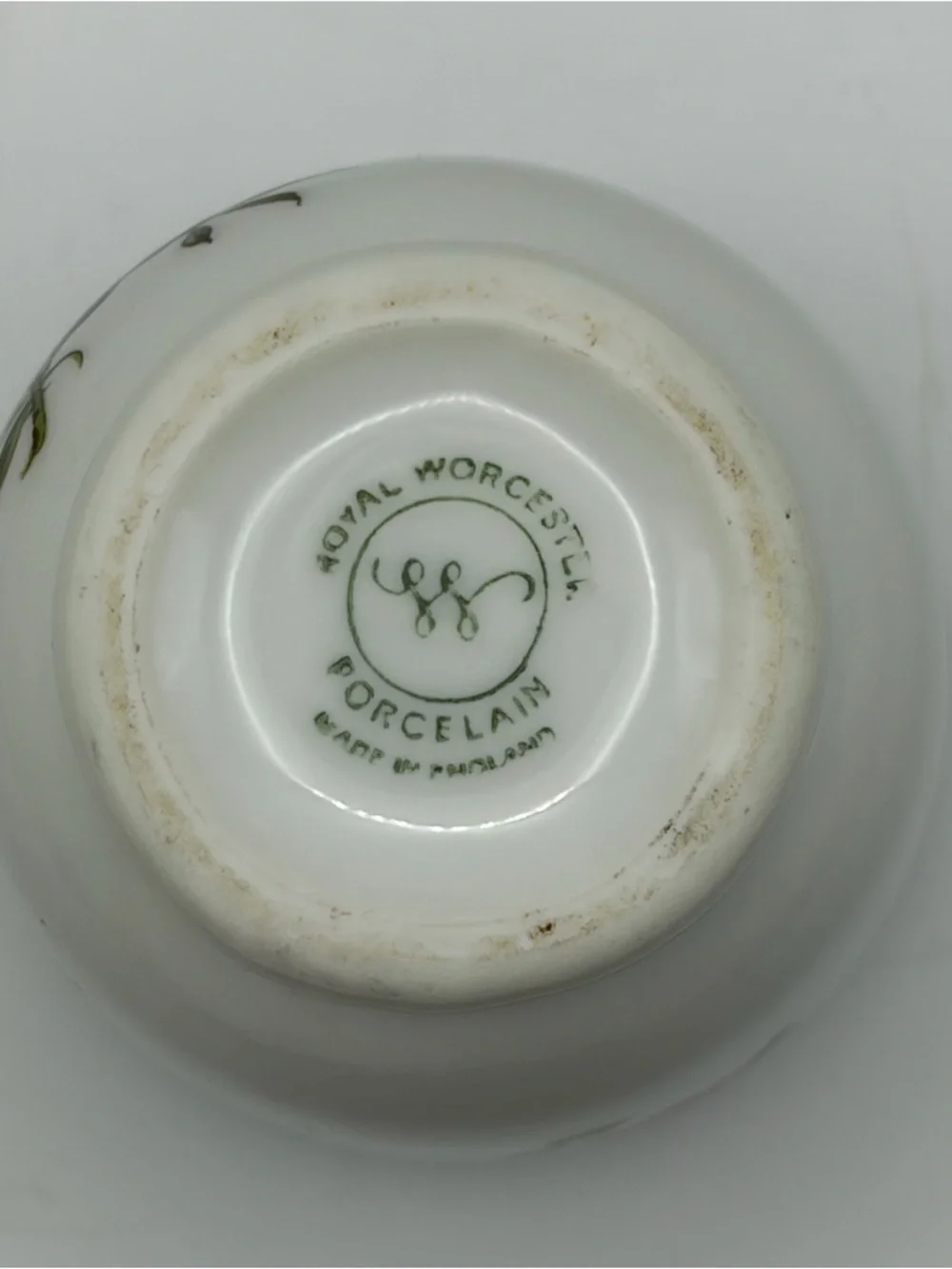 Royal Worcester Porcelain Egg Coddler 4” Bournemouth Rose Cottagecore Floral